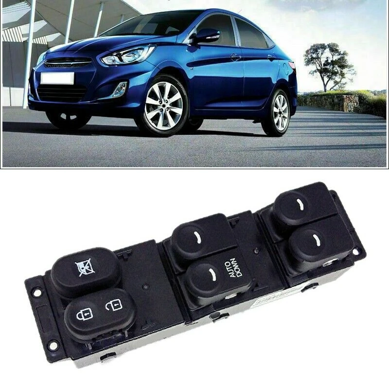 

Car Power Window Main Switch Button for Hyundai Accent Solaris 2011-2017 93570-1R111