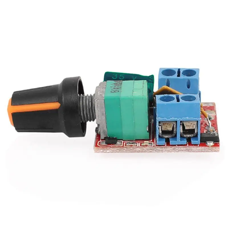 ABSF DC Motor Speed Control Driver Board 3V-35V 5A PWM Controller Stepless 3V 6V 12V 24V 35V Variable Voltage Regulator Dimme | Лампы и