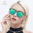 Солнцезащитные очки в овальной оправе для мужчин и женщин