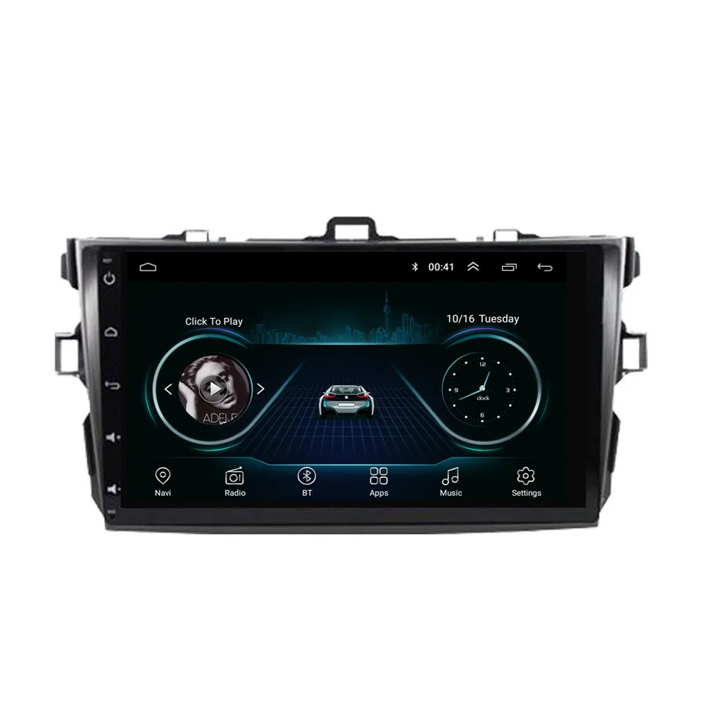 " 4G LTE Android 8,1 Fit TOYOTA Corolla 2007 2008 2009 2010 2011 2012 Мультимедиа Стерео DVD плеер автомобиля навигация GPS радио