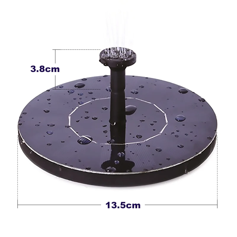 1/2 упаковка солнечный фонтанный насос комплект отдельно стоящая солнечная