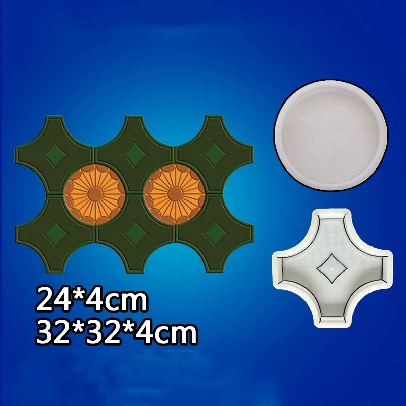 Новые пластиковые формы сделай сам для тротуарной плитки бетонная дорожка сада