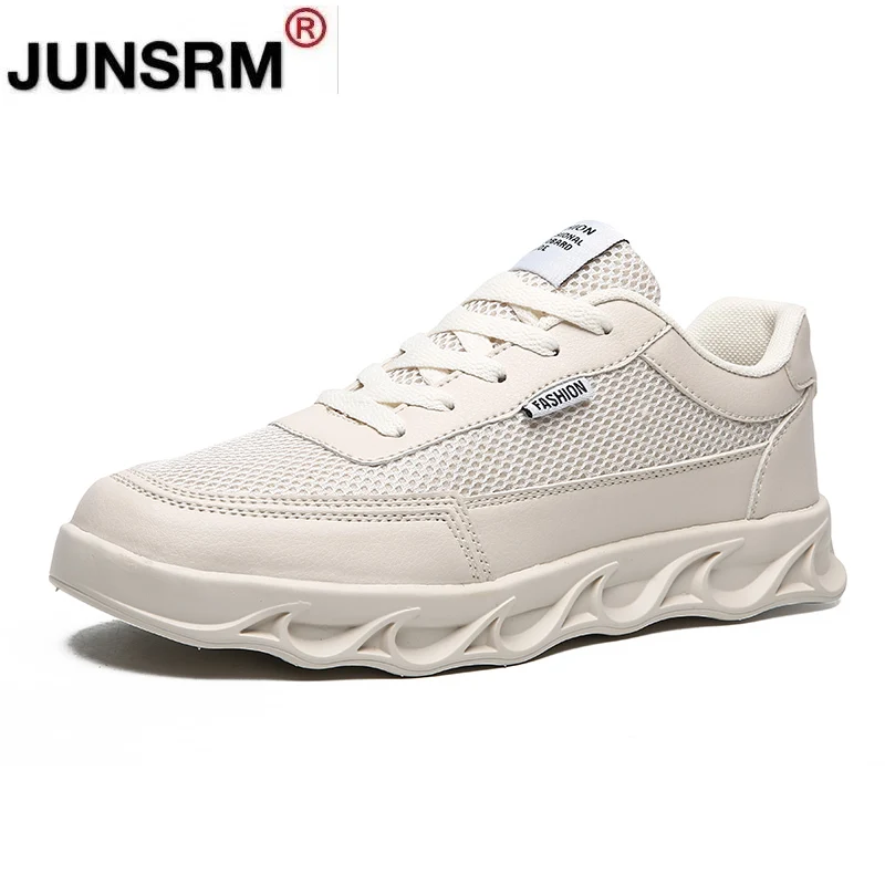 

New Vulcanize Shoes Men Mesh Casual Shoes Lac-up Men Sneakers Ultralight Breathable Running Durable Sneakers