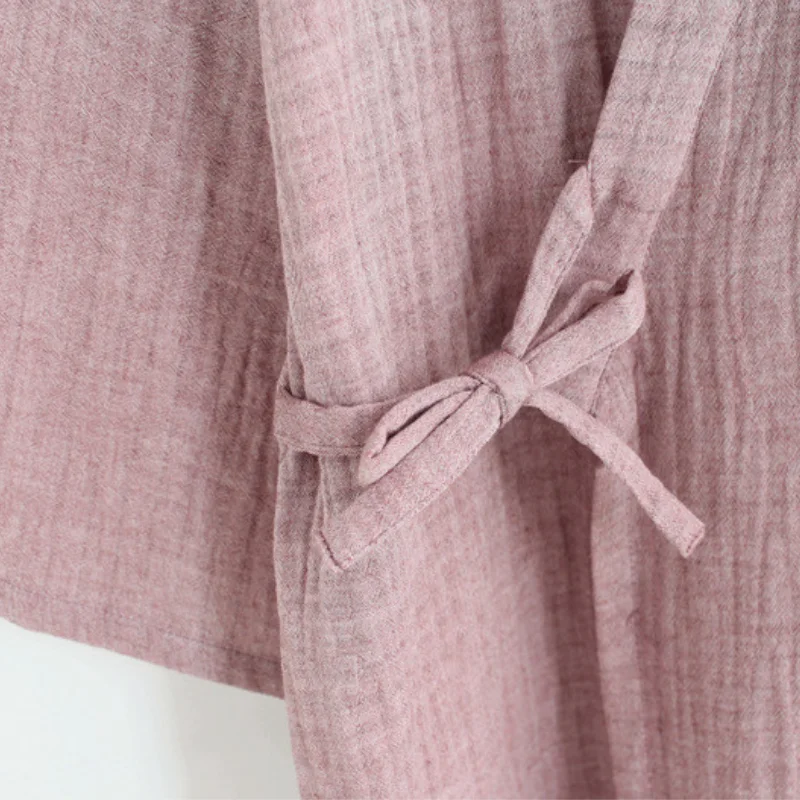 Новинка японский халат Yukata для весны и лета мужская хлопковая газовая тонкая