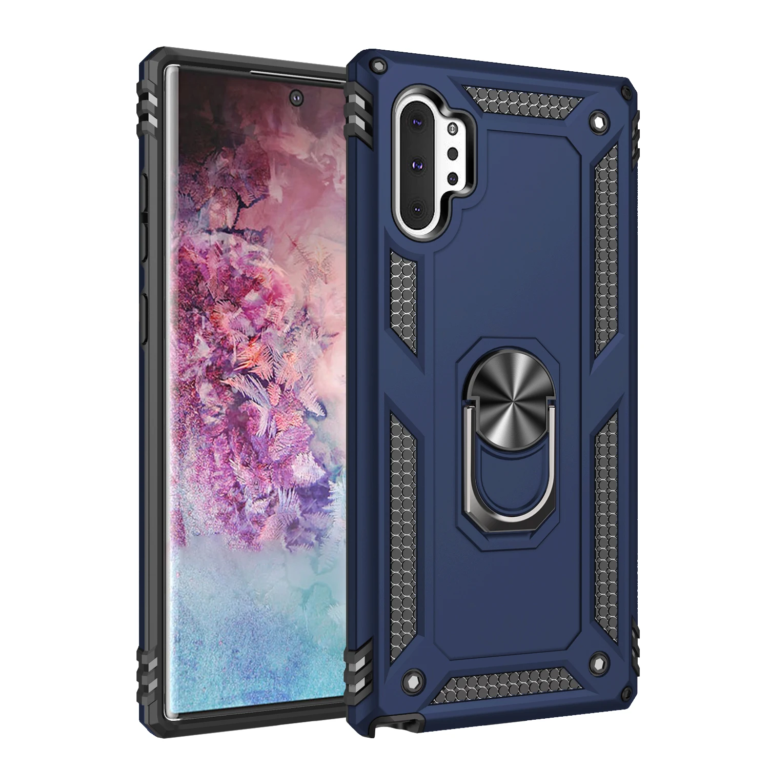 

Phone Case For Samsung Galaxy S8 S9 S10 Note 8 9 10 Plus Lite 5G S7 Edge S10E Shockproof Armor Rugged Magnetic Car Bracket Cover