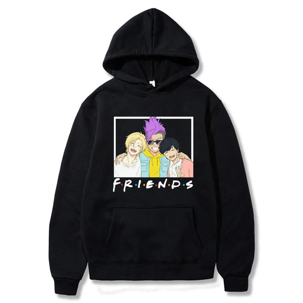 

Anime New Banana Fish Friends Hoodie Men/Women Popular Fashion Harajuku Banana Fish Hoodies Sweatshirt Pullover Streetwear Tops