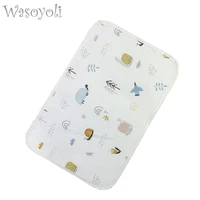 1 piece wasoyoli cute baby changing pads 5070cm infant pushchair waterproof mat newborn baby portable reusable changing pad