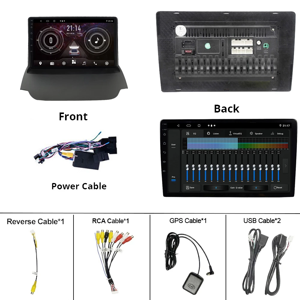 

2DIN Android10.0 Car Radio For Ford Ecosport 2013-2017 Stereo Receiver GPS Navigation Car Receiver DSP Auto Radio NO 2DIN DVDIGO