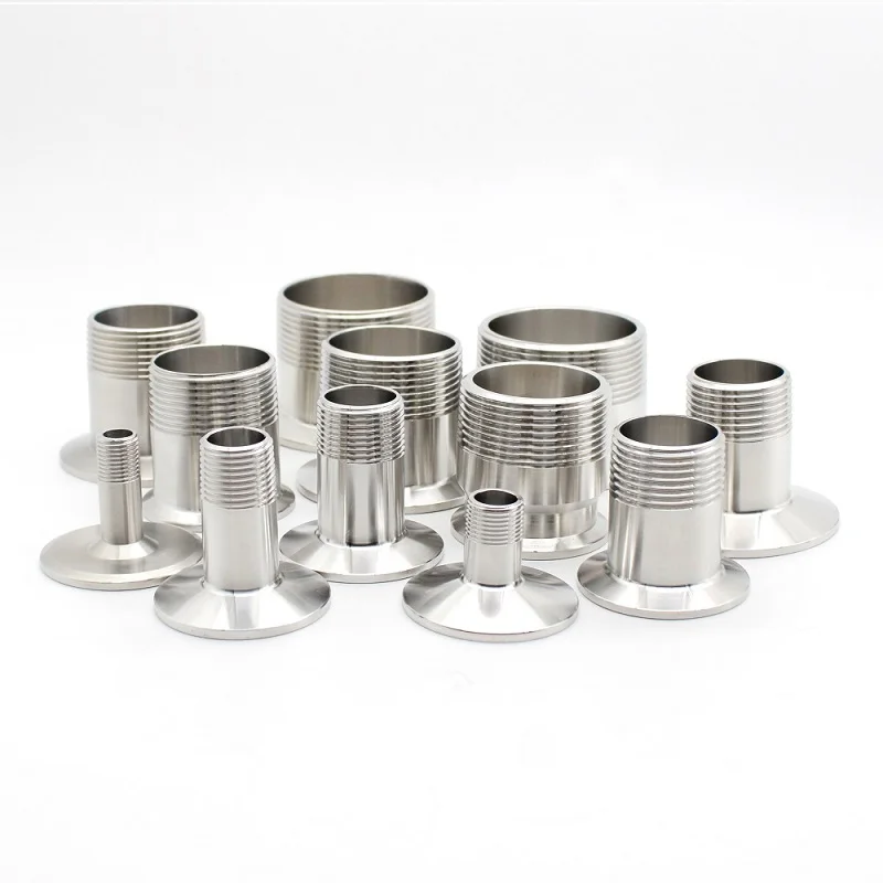 SP1/4 &quot1/2 3/4&quot 1 &quot1 1/4 11/2&quot 2 &quotSS 304 Нержавеющая Сталь санитарный с наружной