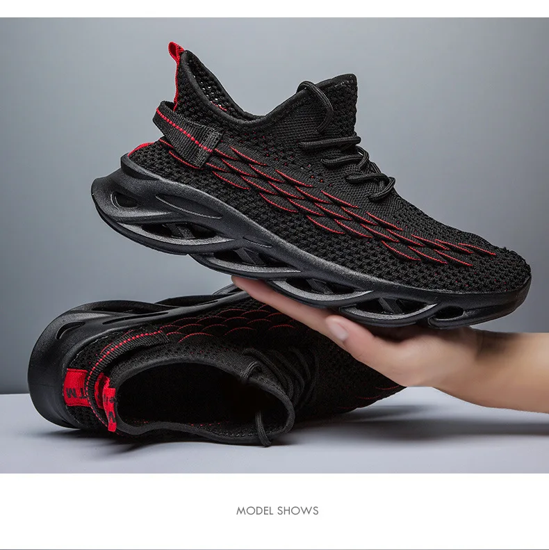 Дышащая Спортивная обувь для ходьбы flyknit; модные мужские кроссовки; Уличная обувь без шнуровки; Качественная спортивная обувь для студентов; Мужская обувь; DY66