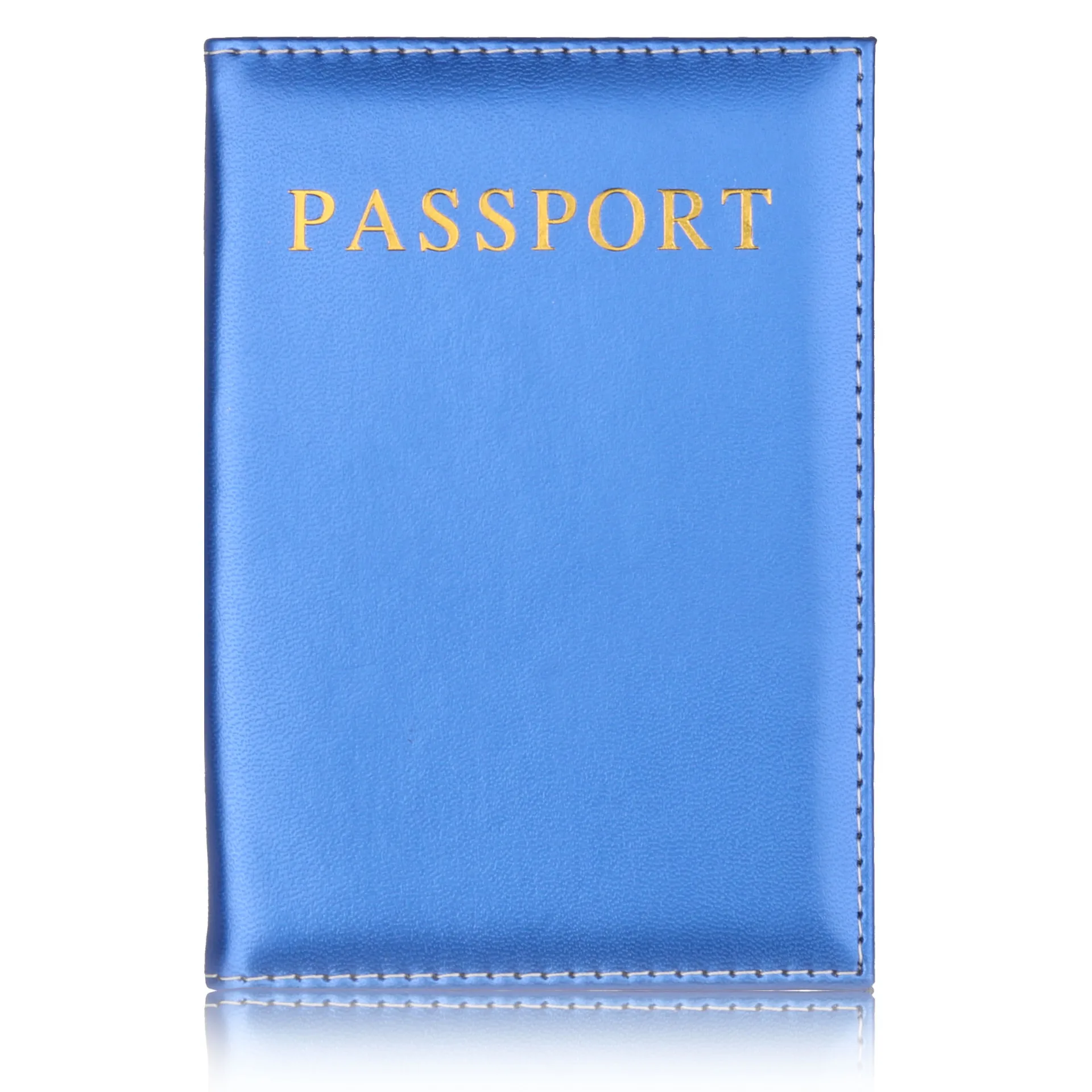 

Universal passport Waterproof PU Credential Protection Case Passport Case Logo Passport Clip Card Case