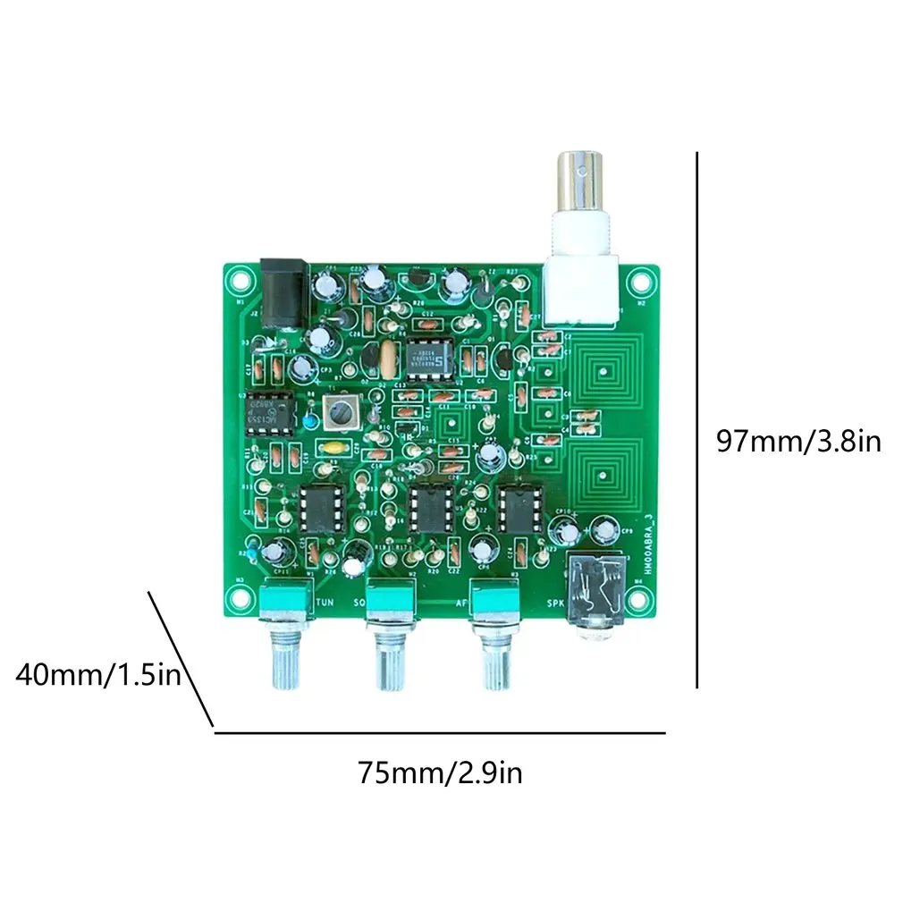 

Air Band Receiver Aviation Radio DIY Kit Diymore-Airband Radio Receiver Airband Receiver Module DIY Aviation Plate Filter Kit