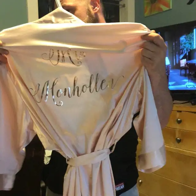 Женский шелковый халат-кимоно для матери невесты Подарочный