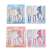 6 pcs newborn baby nail hair daily care kit infant kids grooming brush comb and manicure home set n7me