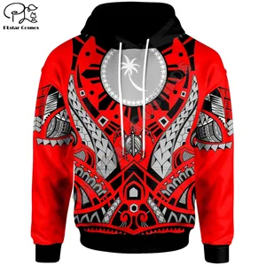 Ух девушка 3dprint Племенной Чуук полинезийская тропические цветы гибискуса татуировки Харадзюку уличная одежда забавные унисекс пуловер Hoodies-c35