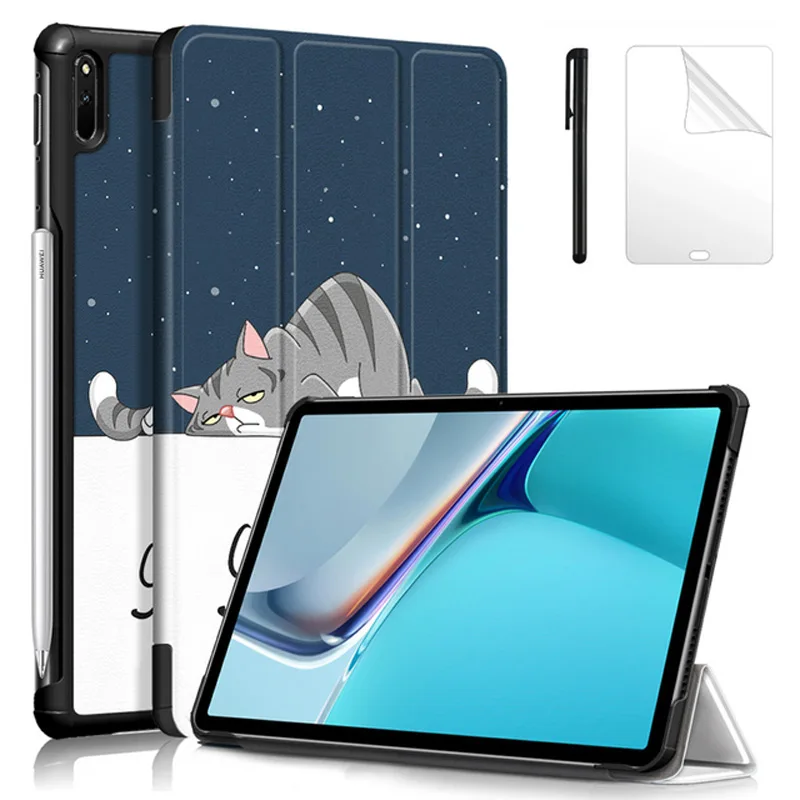 

Магнитный смарт-чехол для Huawei MatePad 11, защитный чехол для Huawei MatePad 11 Mate Pad (2021), чехол для планшета + комплект