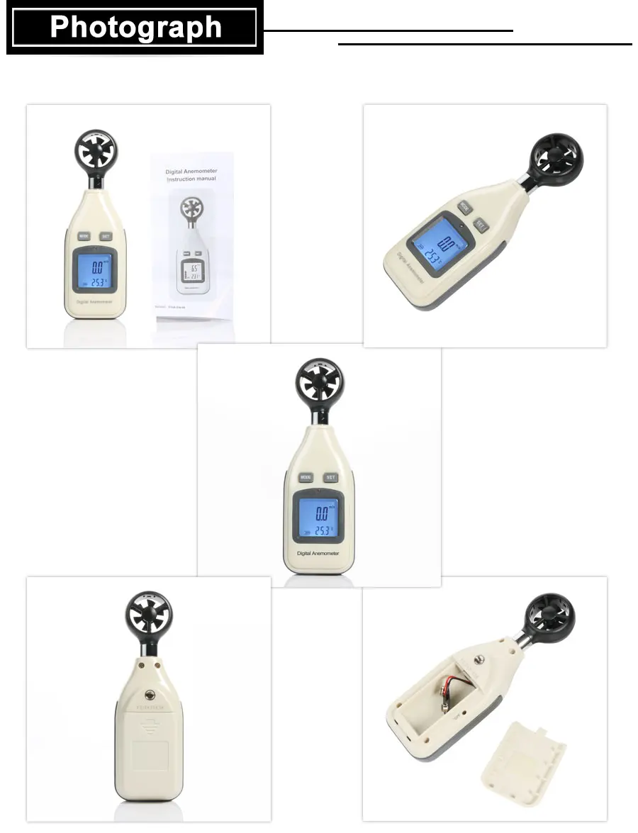 BENETECH 100% оригинальный GM816A цифровой анемометр измеритель скорости ветра