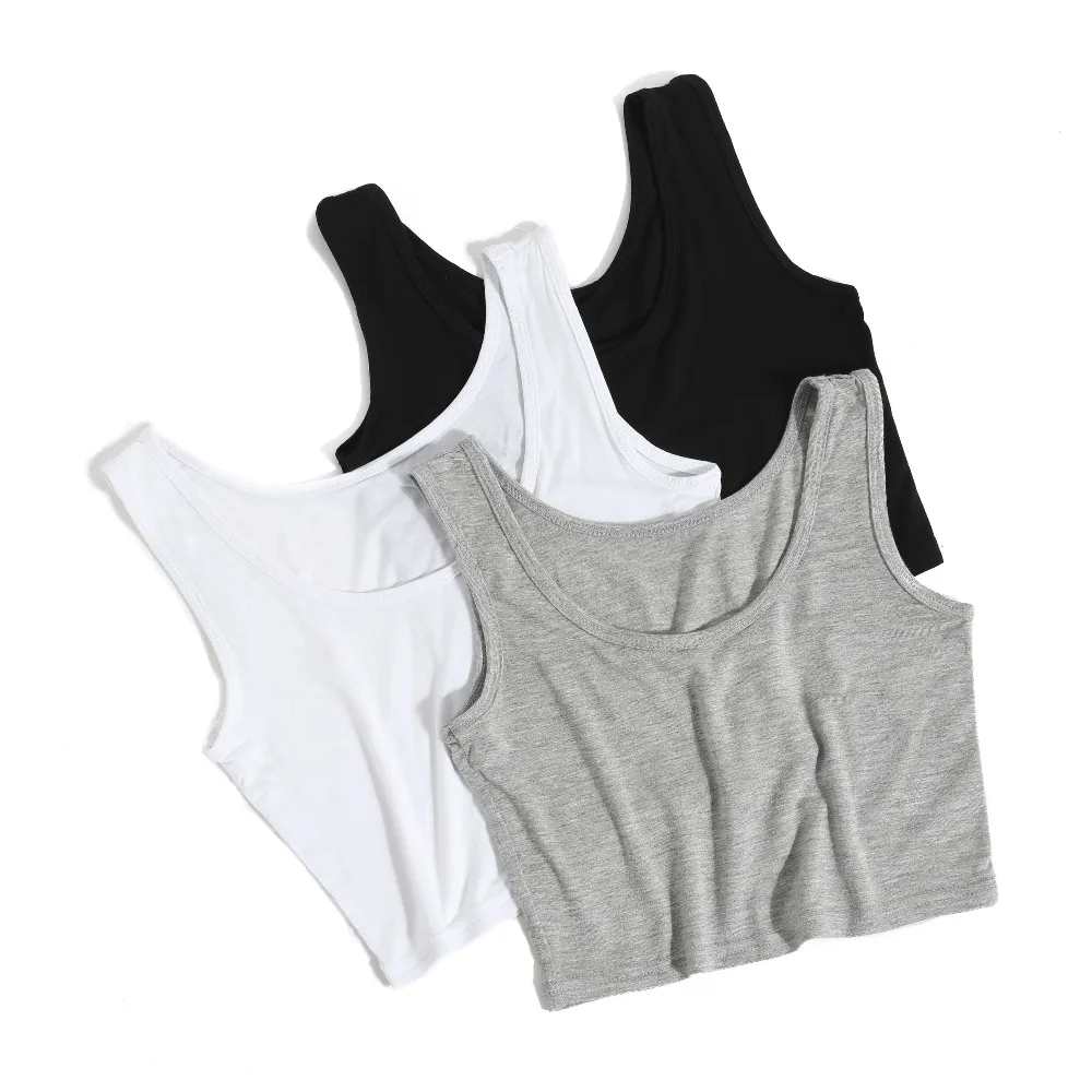 

New Female Women Sexy Crop Top Ladies Sleeveless Tank Tops T Shirt Tee Short halter Tops Fashion Summer Basic Stretch Tops