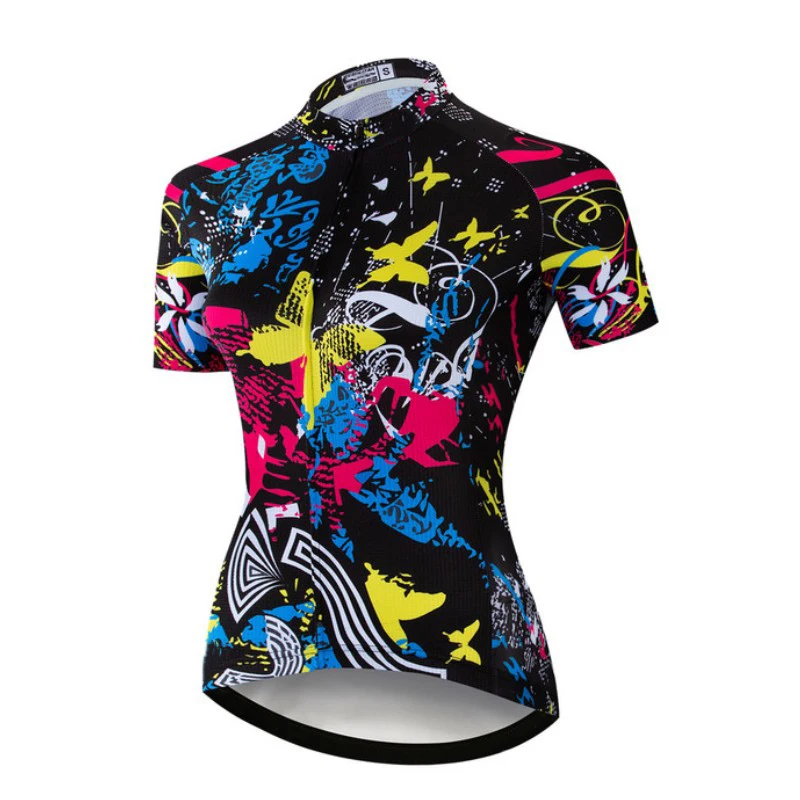 

2021 New Women's Cycling Jersey Summer Mtb Mountain Bike Bicycle Wear Shirt Clothes Short Sleeve Jersey Cycling Clothing