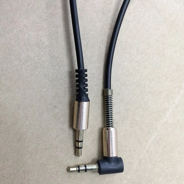 RISE-3.5mm Male to Aux Cable Cord L-Shaped Right Angle Car Audio Headphone Jack | Электроника