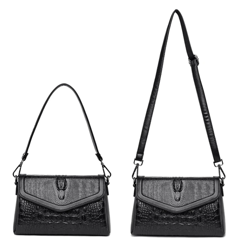 

Luxury Handbags Leather Alligator Women Small Shoulder Bags Ladies Clutches Phone Purse Bags for Women Female Handbag Tote Bags