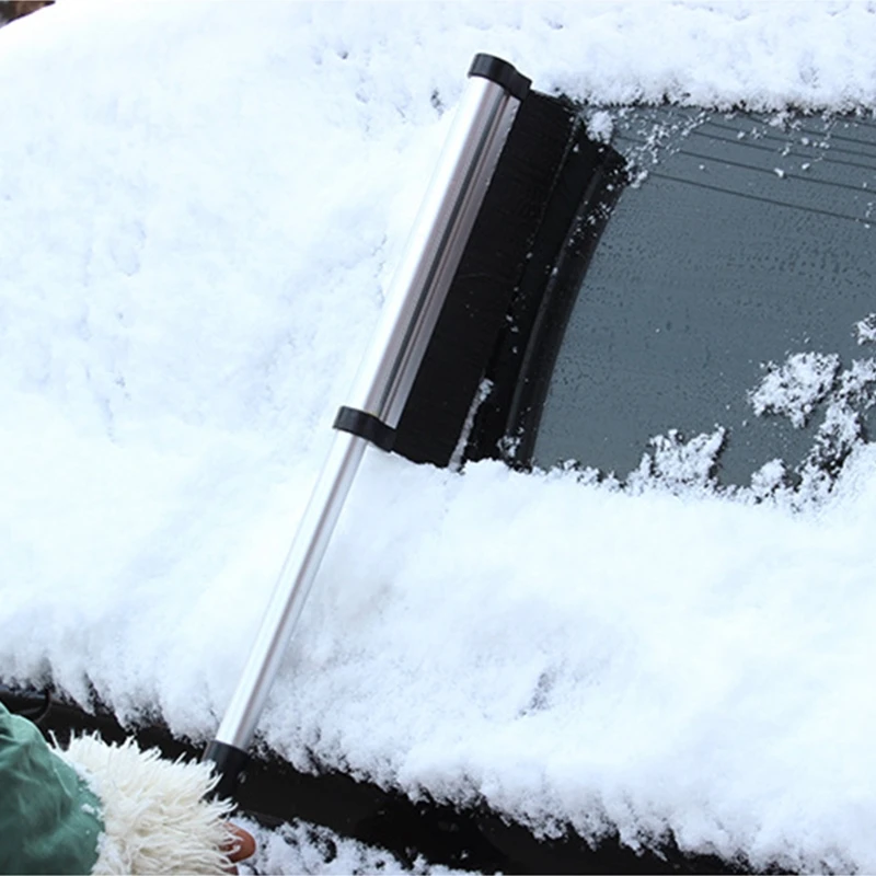 Уличная алюминиевая телескопическая щетка для снега лопата льда инструмент