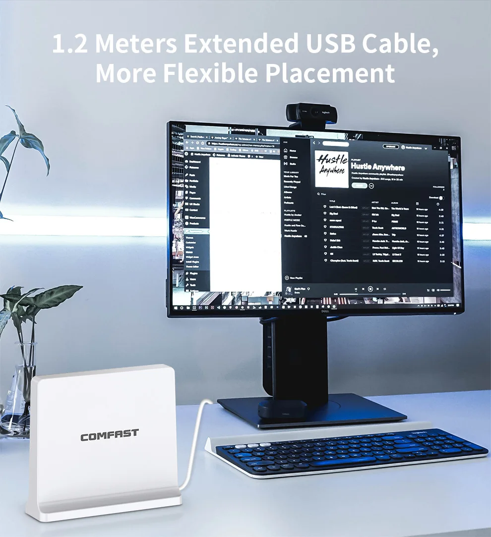 1300 Мбит/с Gigabit Bluetooth Comptible Network card Box Wifi Send Receive + BT4.2 для компьютера BTMusic Receiver кабель 1 2
