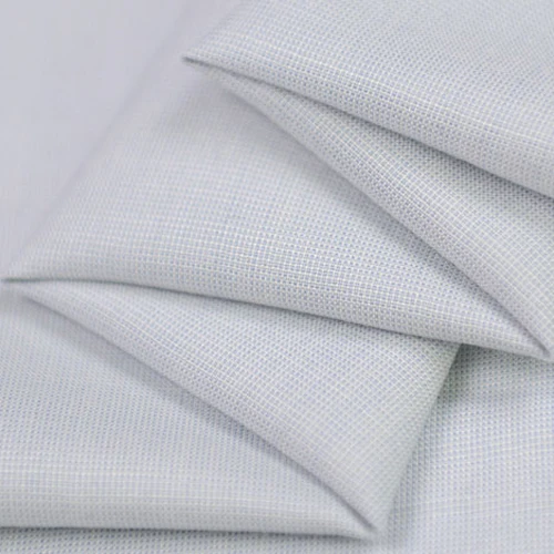 Пряжа окрашенная однотонная серебристо-белая пряжа из шелка и хлопка смешанная