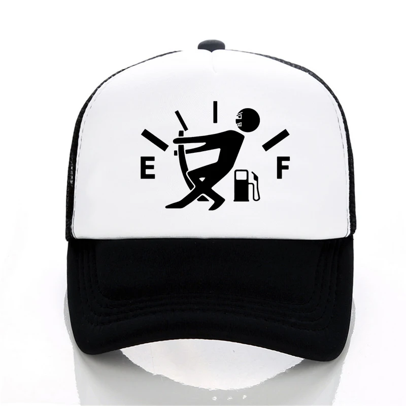 

Car Racing Baseball cap Fuel Tank Cap Cover High Gas Consumption Men Funny Car Caps Oiling Refuel Summer Mesh snapback Hat