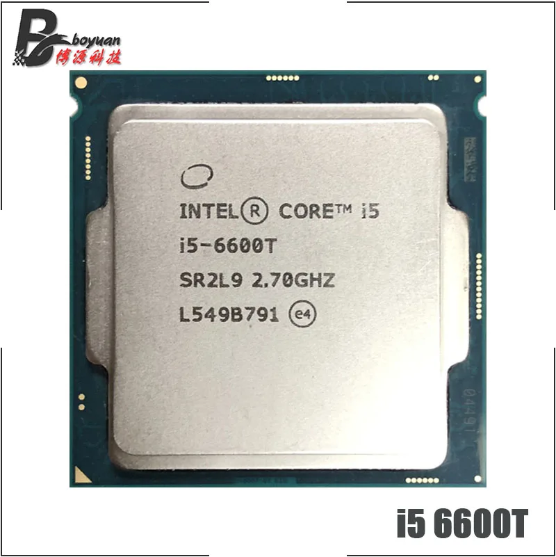 Процессор Intel Core i5-6600T i5 6600T 2 7 ГГц четырехъядерный четырехпоточный ЦПУ 6 Мб 35 Вт LGA