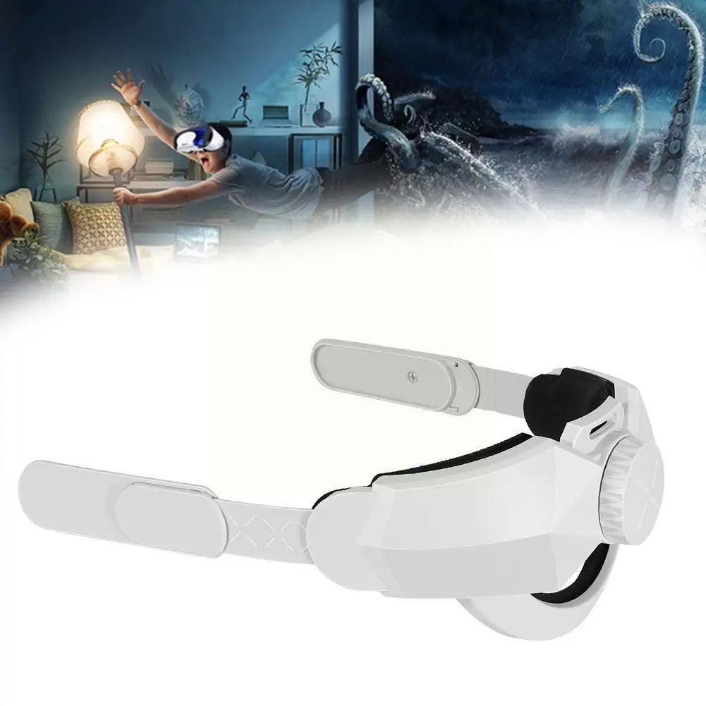 

Регулируемый галогенный ремешок для Oculus Quest 2, аксессуары для VR, улучшенный и усиленный комфорт, поддерживающая Улучшенная головка, ремешок ...