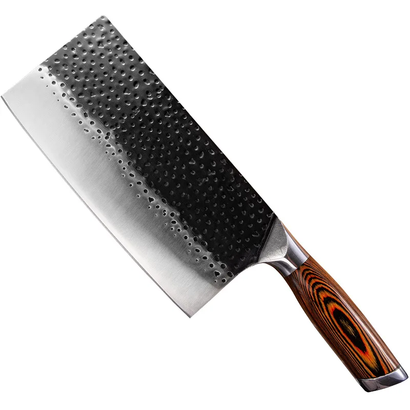 

Professional Handmade Forged Kitchen Chopping Knife Stainless Steel Chinese Knife Meat Cleaver Kitchen Knives Tool