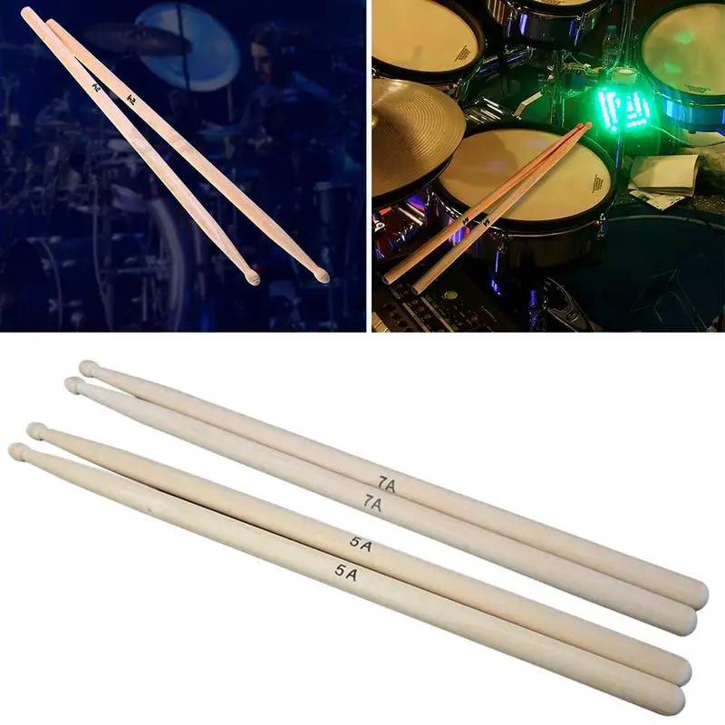 Кленовые деревянные барабанные палочки 7А детали ударного инструмента и