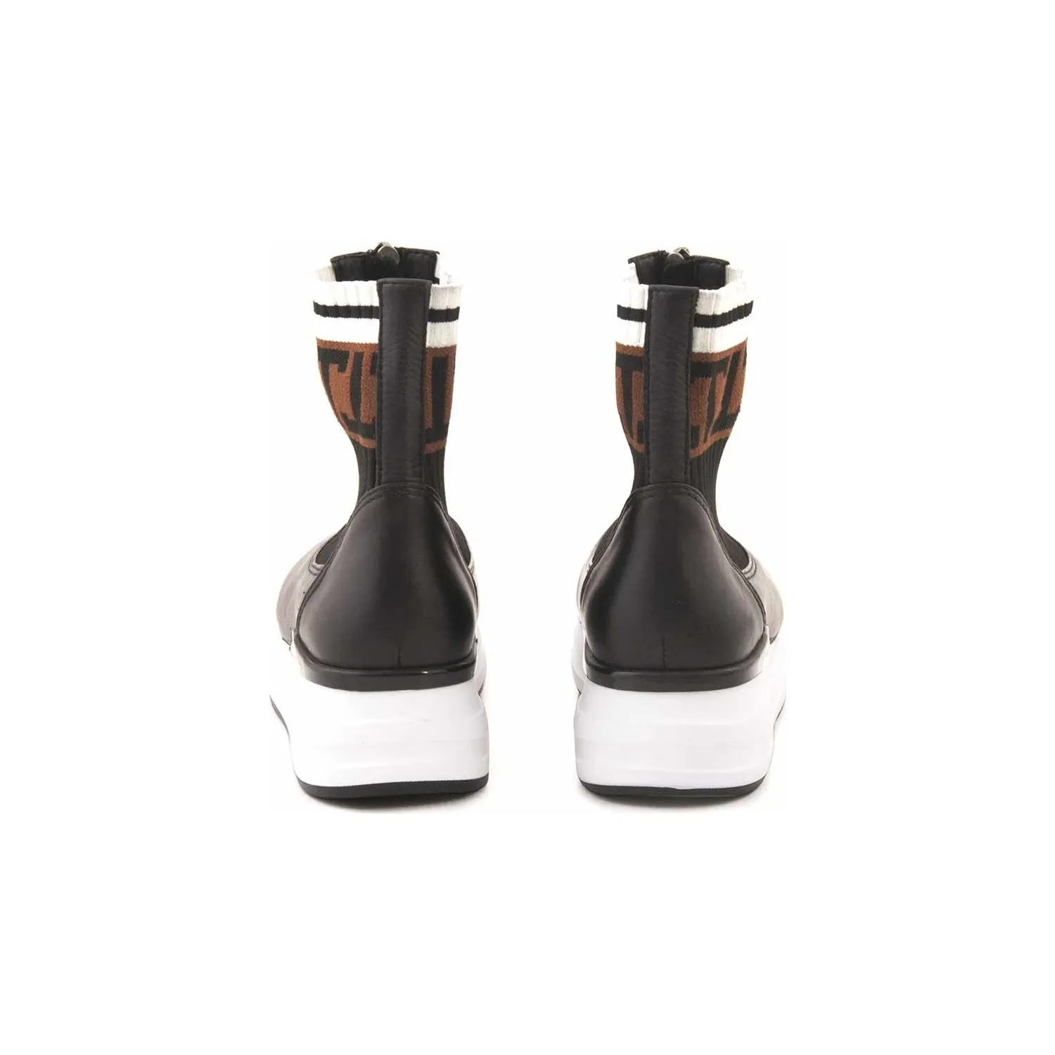 

Rouge Leather Wedges Women 'S Casual Boots 9-316