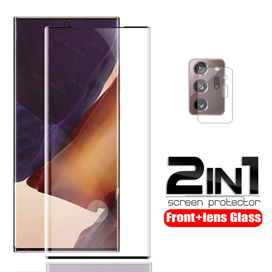 

3d full glue protective glass for Samsung Galaxy Note 20 Ultra screen protector for Samsung Note 20Ultra sumsung notes 20+ glass