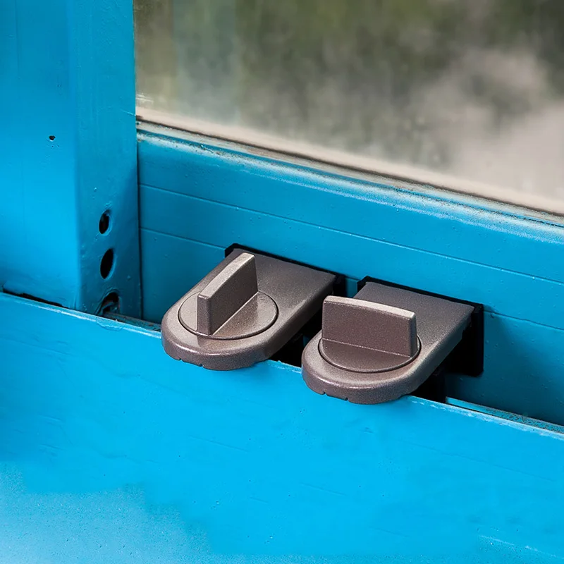 

1x Metal Sliding Patio Window Bolt Locking Catch Push Lock Home Security Tools