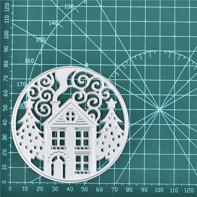 

YaMinSanNiO Christmas Dies House Frame Metal Cutting Dies 2019 For Card Making Scrapbooking Die Embossing Cuts Stencil Craft