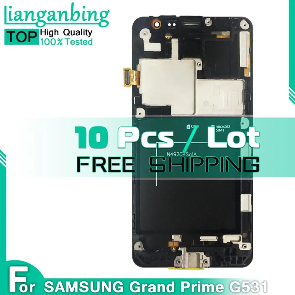 ЖК дисплей для Samsung Galaxy Grand Prime G531H G531F G531 G531FZ сенсорный экран дигитайзер с рамкой