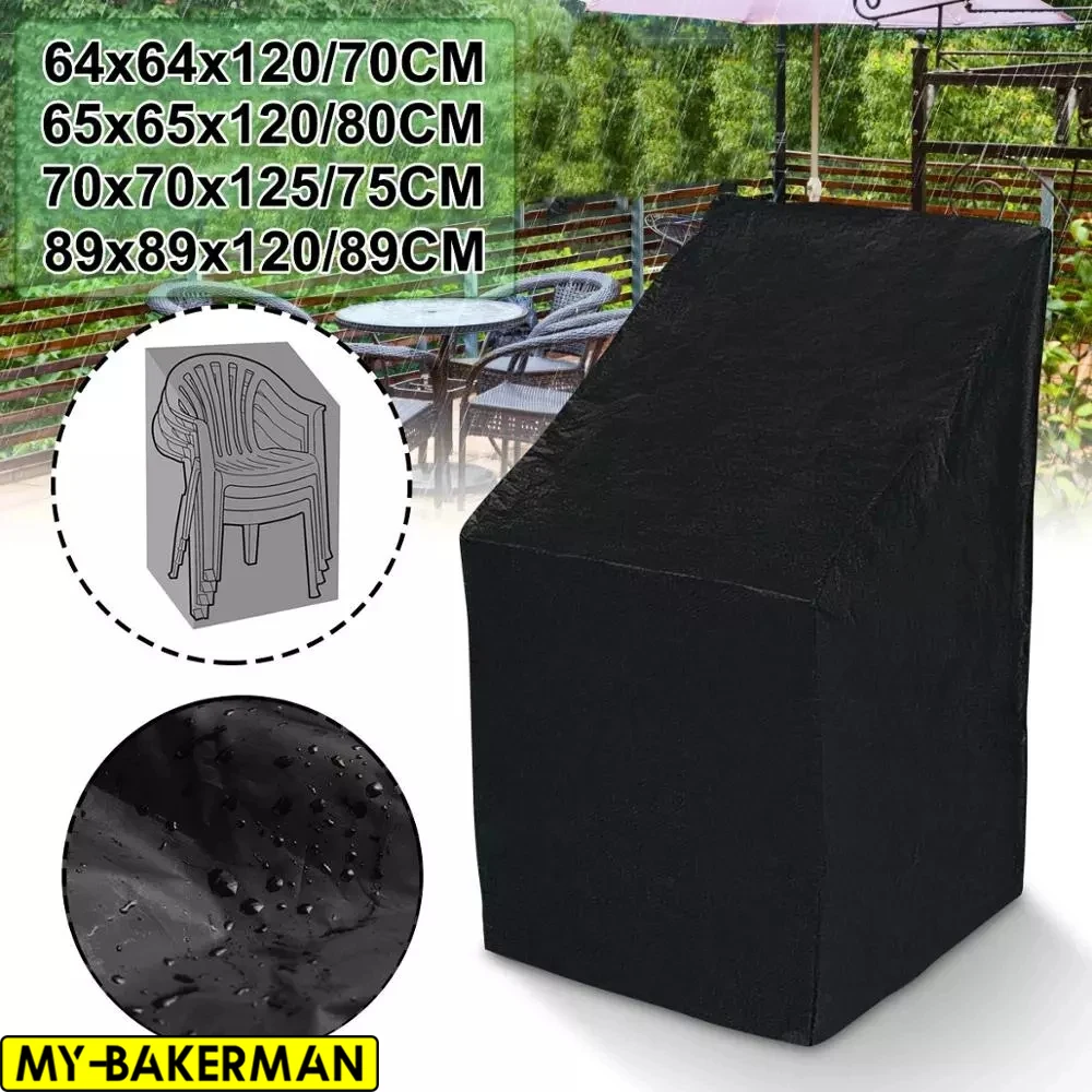 6 Size Black Outdoor Waterproof Cover Garden Furniture Rain Chair Sofa Protection Dustproof Woven Polyester Convenien | Дом и сад