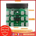 Плата блока питания PCI-E PCIe, 12 портов, с 64 контактами на 6 контактами, для HP 1200 Вт 750 Вт PSU GPU, графическая карта для майнера BTC ETH