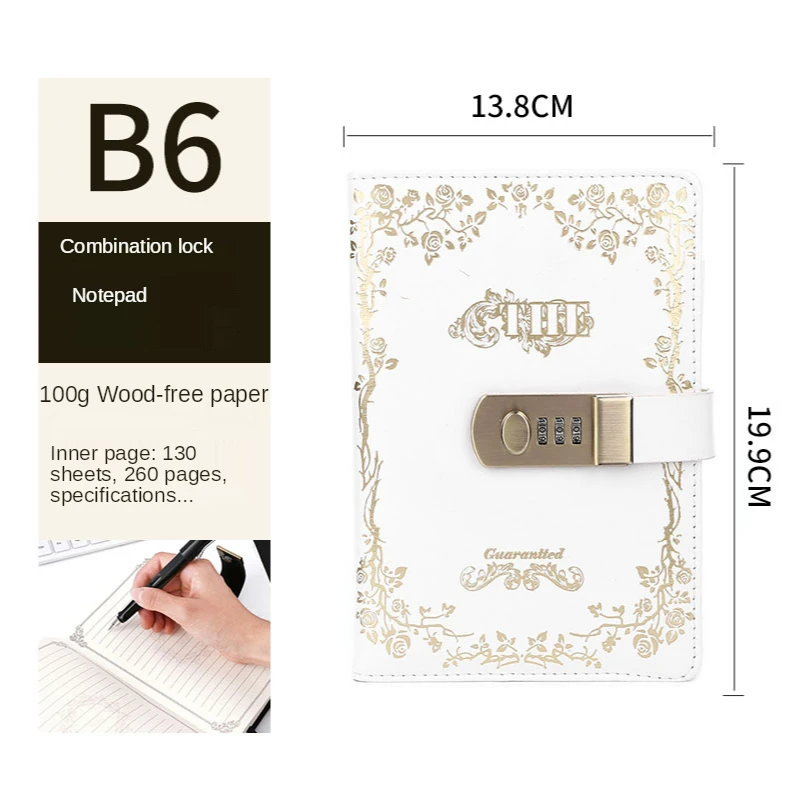 

Retro B6 Password Notebook Student Notepad Hand Ledger Diary Agenda Plan Notebook Agenda Planner Budget Book Sketch Books