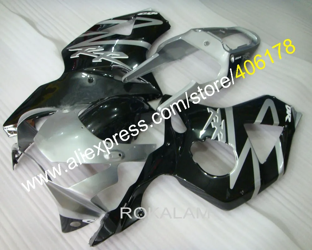 

Полный комплект обтекателей для мотоциклов Honda 02 03 CBR900RR 954 CBR954RR 2002-2003 серебристо-черного цвета (литьё под давлением)