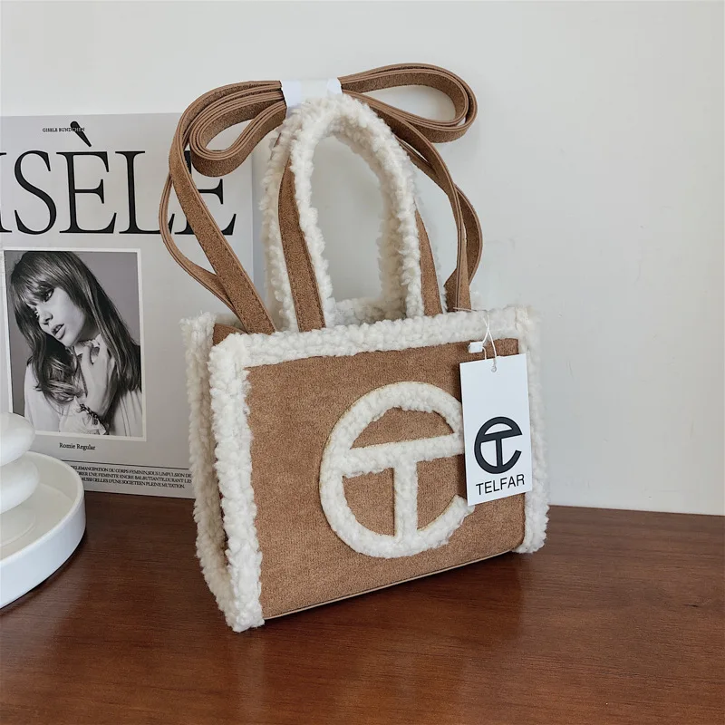 

2021 Sac A Crossbody New Designer Fluffy Telfar Bag Luxury Famous Brands Ladies Hand Fur Purse And Handbags For Women