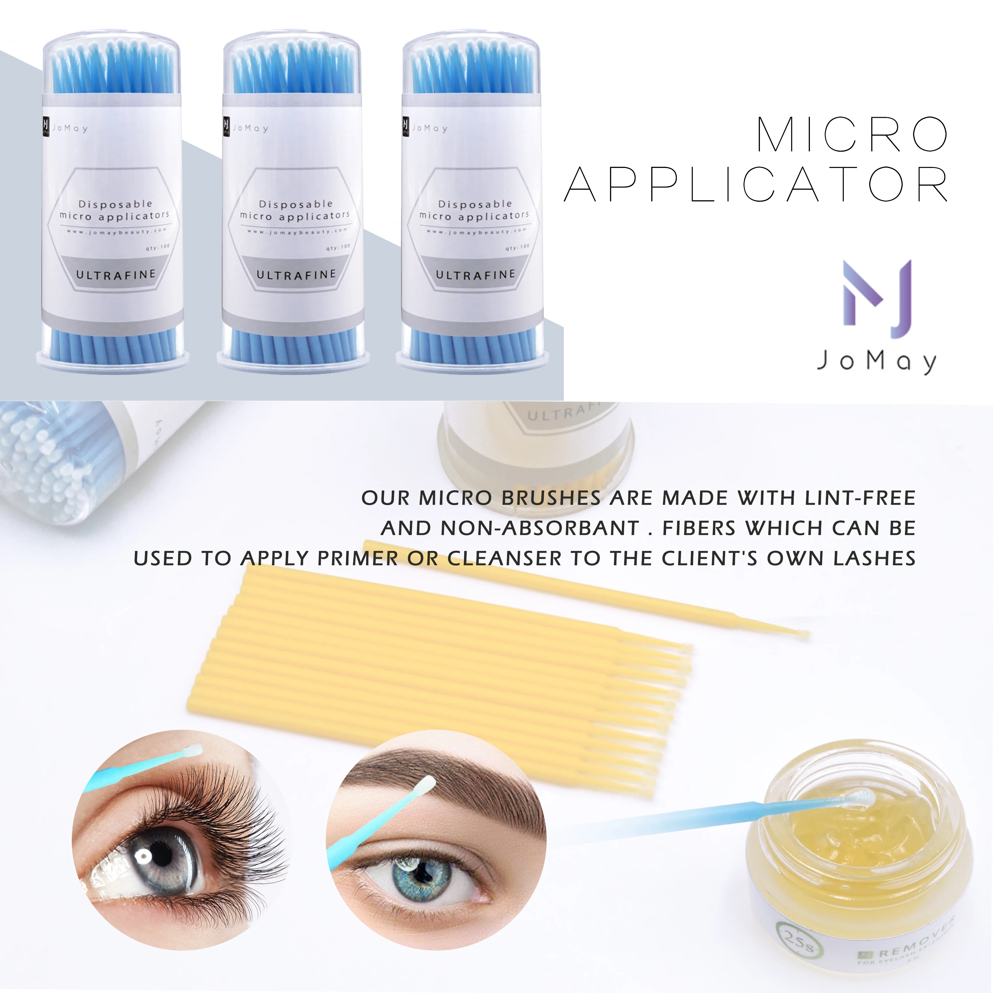 Micro Brush Disposable Makeup Brushes Durable Microbrush Applicator Eyelash Extensions Make Up Tool | Красота и здоровье