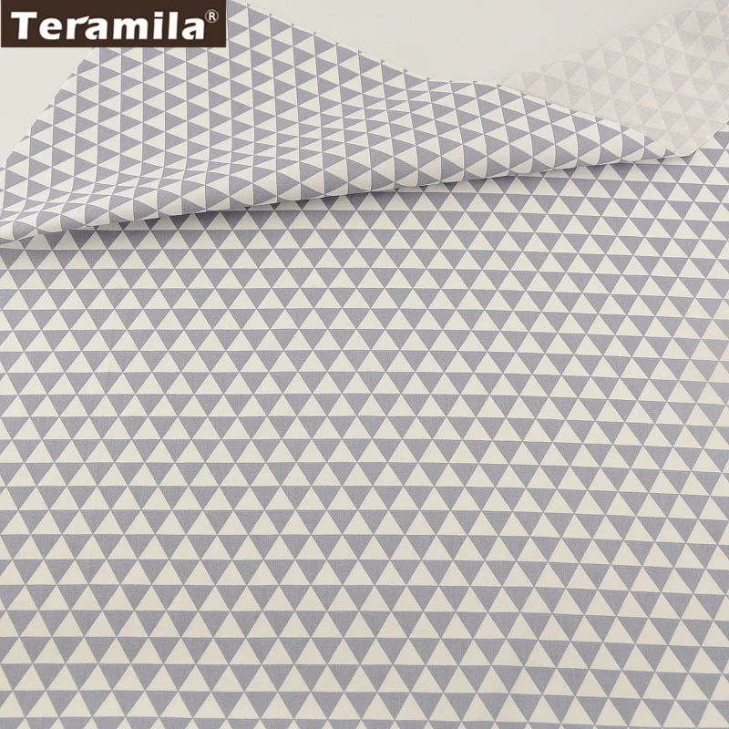 Teramila 8 шт. хлопок швейные ткани серый серии текстиль саржа DIY лоскутное Telas жир четверть комплект метр Tissu Coton 40x50 см