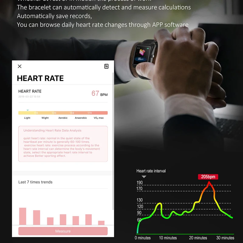 Смарт-часы мужские спортивный фитнес-трекер IP67 пульсометр мониторинг погоды PK DT28