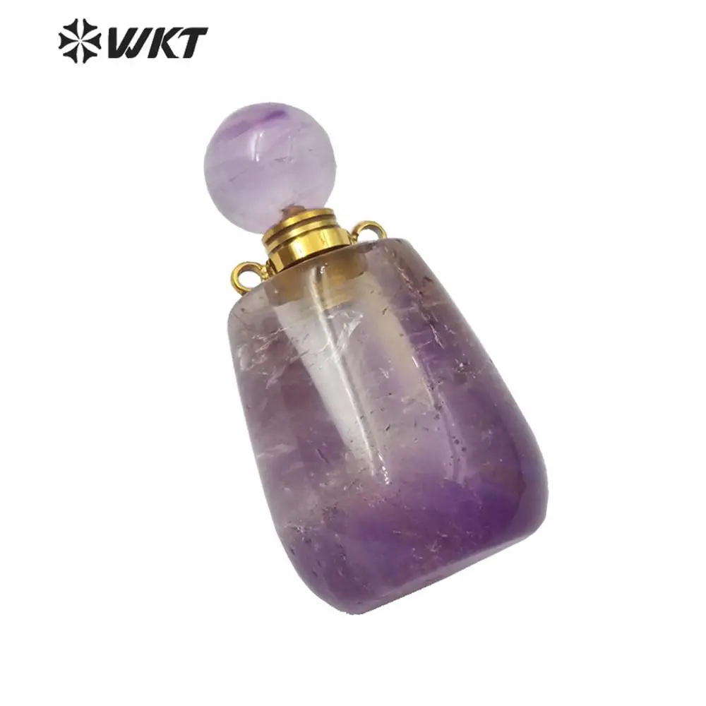 WT P1474 WKT пять цветов флакон для духов из натурального камня женская подвеска