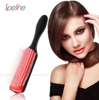 denman brush hair 9 rows detangling hair brush denman detangler hairbrush scalp massager straight curly wet hair combs for women