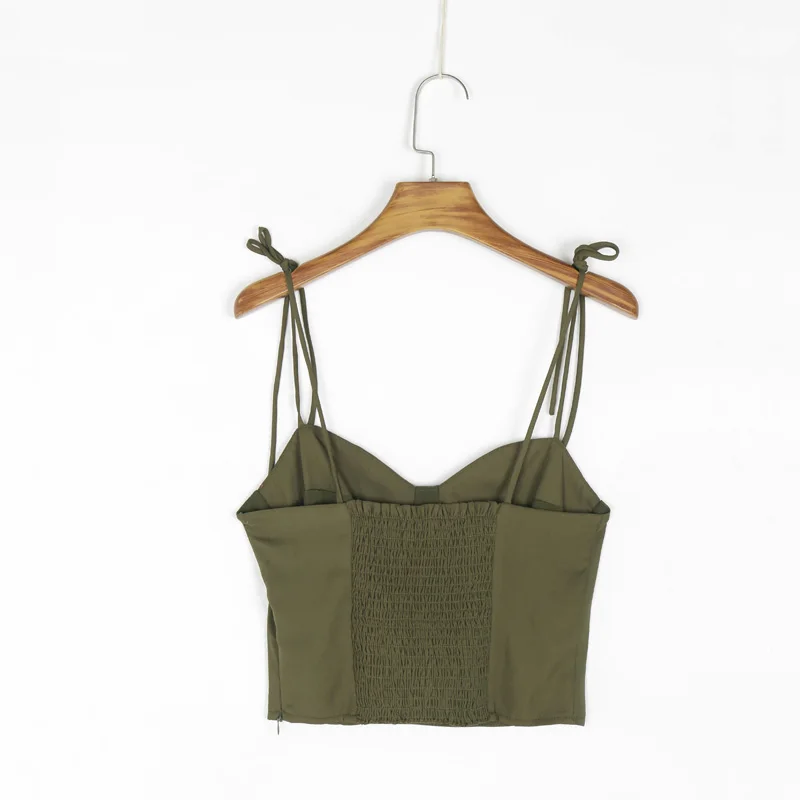 

Summer women's casual solid color slim camisole