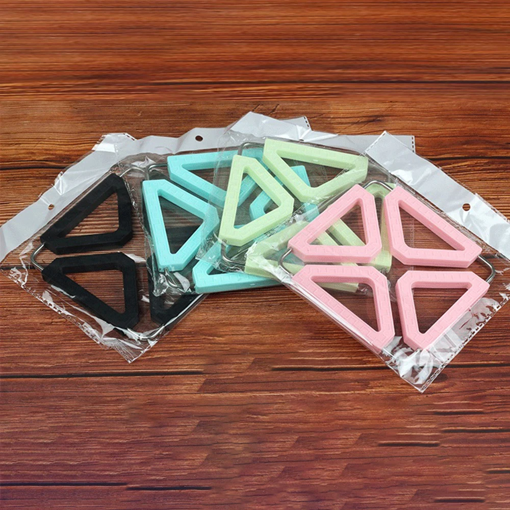 Stainless Steel Kitchen Pot Mat Silicone Folding Anti-scalding Coaster High Temperature Insulation Placemat Household Items | Дом и сад